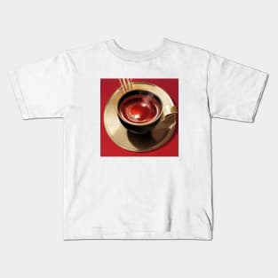 Coffee Vintage Since Retro Old School Macchiato Kids T-Shirt